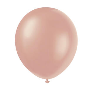 Ballonger - Perlemor Rosegull 30cm - 50pk