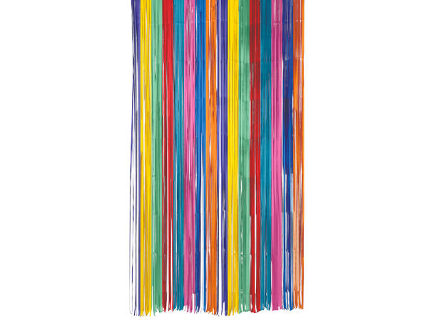Dørgardin - Frynser Regnbue - Striper 2x1m