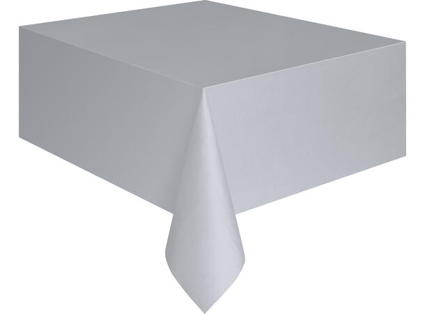 Bordduk - Sølv - Plast 137x214cm