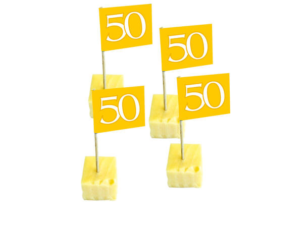 Cocktailpinner - Picks - 50 År 50pk