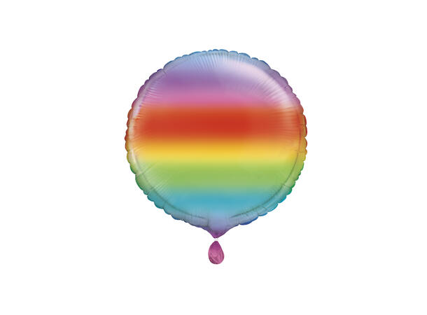 Folieballong - Regnbue 50cm