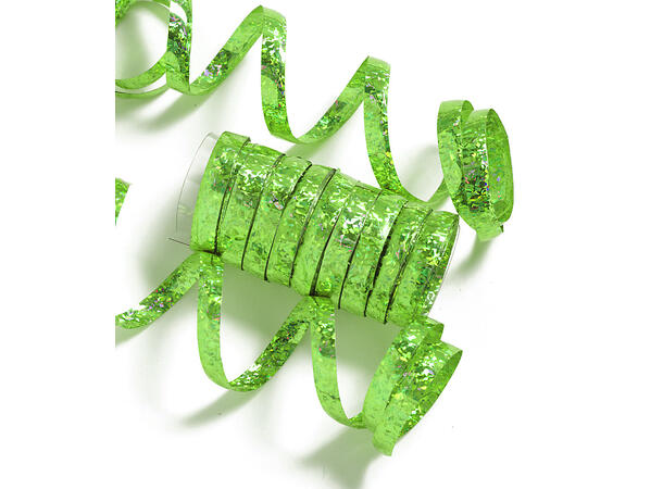 Serpentin - Holografisk Limegrønn 1,9m