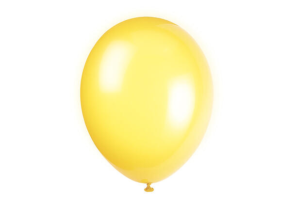 Ballonger - Gul 30cm - 10pk