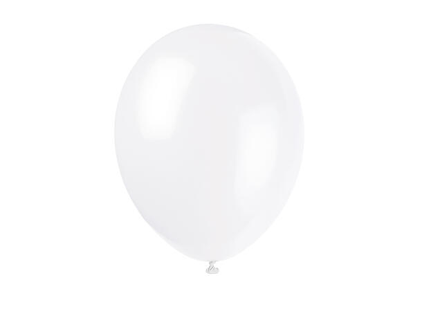 Ballonger - Hvit 30cm - 50pk