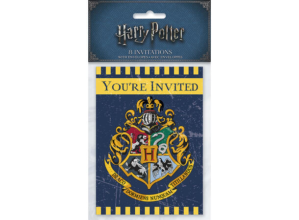 Harry Potter 8 Invitasjoner i papir