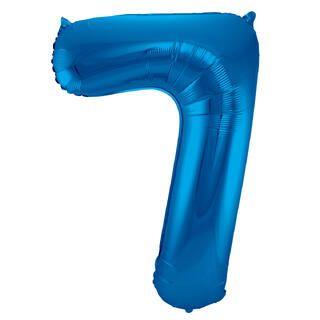 Tallballong - Nummer 7 - Blå 86cm