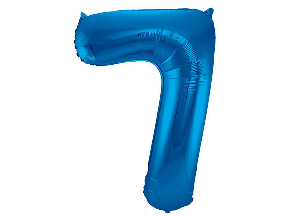Tallballong - Nummer 7 - Blå 86cm