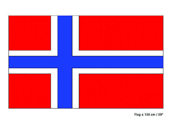Flagg - Norge - Nylon 90x150cm