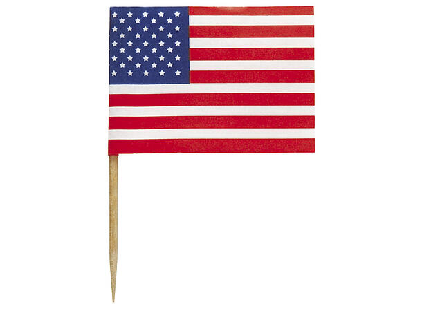 Kaketopper - Picks - Amerikansk Flagg 30pk