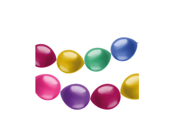 Kjedeballonger - Flere Farger 25cm - 8pk