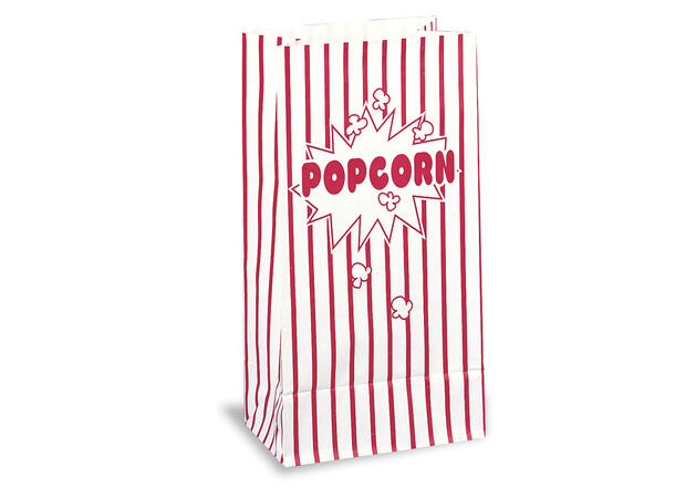 Popcorn - Papirpose 25x13cm - 10pk