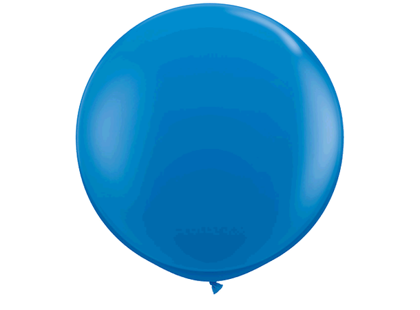 3ft Dark Blue ST 2 gummiballonger - 91cm (3ft)