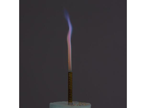 Isfontene - Gull med blå flamme 2 Isfontener - 12 CM