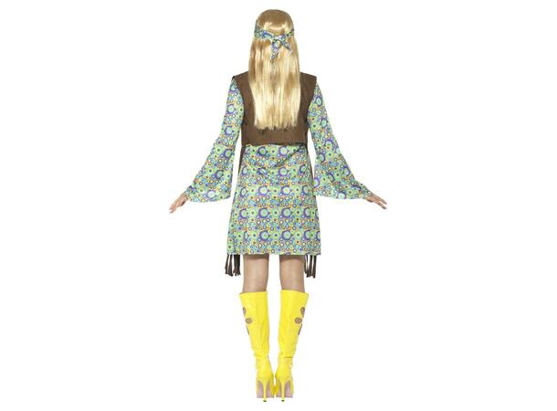 Kostyme - 60-tall Hippie - Flere Farger Dame - Medium