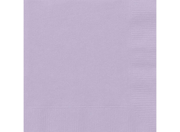 Papirservietter - Lavendel 25,4x25,4cm - 20pk