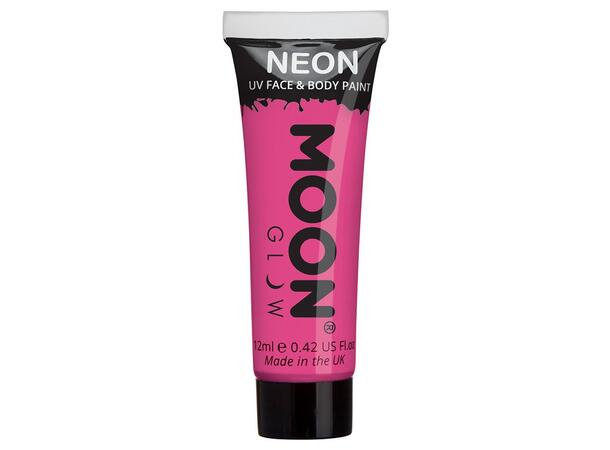 Sminke Ansikt - Selvlysende - Rosa Neon UV - 12ml - Voksen