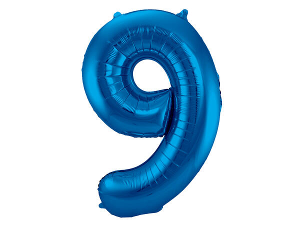 Tallballong - Nummer 9 - Blå 86cm