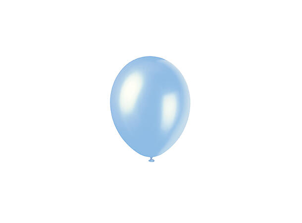 Ballonger - Perlemor Lys Blå 30cm - 50pk