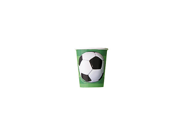 Kopper - 3D Fotball - Papp 2.5dl - 8pk