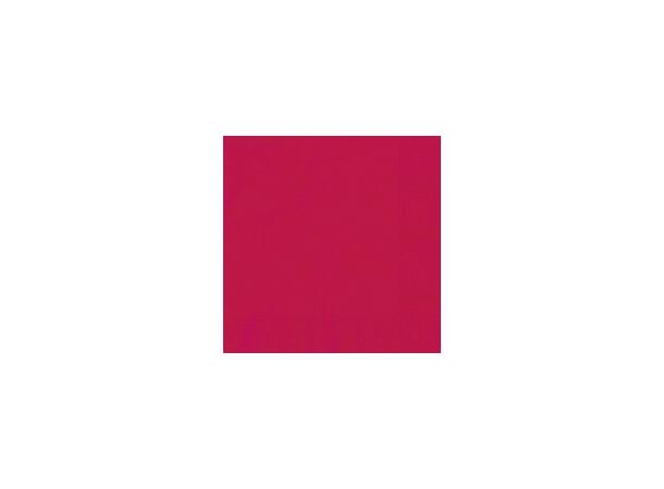 Papirservietter - Rød 25.4x25.4cm - 20pk