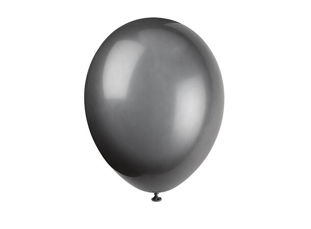 Ballonger - Sort 30cm - 50pk