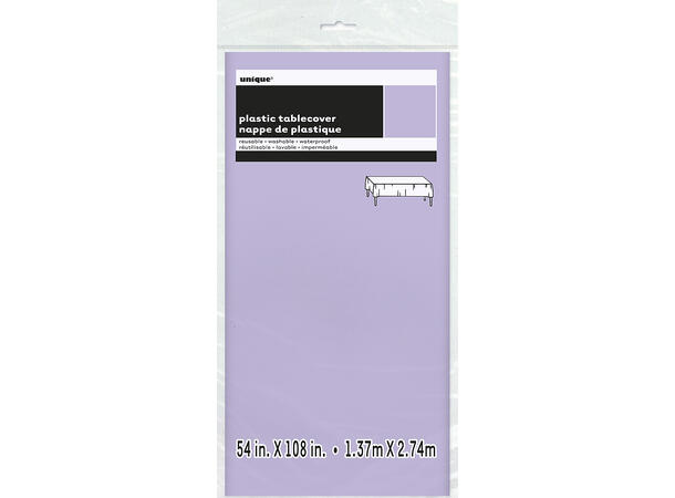 Bordduk Plast - Lavendel 137x274cm