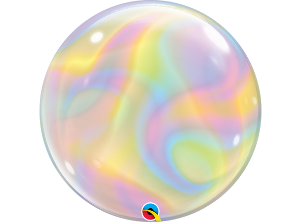 Iridecent Swirls 1 Bubbleballong - 56cm (22")