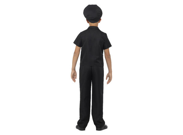 Kostyme - Politi NYPD - Sort Barn - 7-9 År