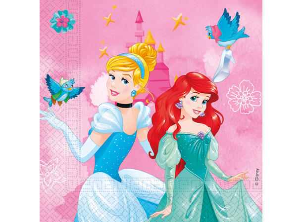 Papirservietter - Disney Prinsesse 33cm - 20pk
