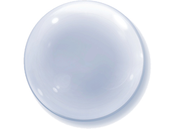 Premium Bubbleballong - Gjennomsiktig 61cm