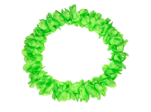 Blomsterkrans - Neon Grønn UV