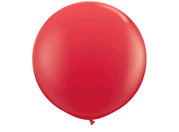 3ft Red ST 2 gummiballonger - 91cm (3ft)