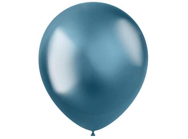 Ballonger - Blå Metallic 33cm - 10pk