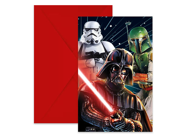 Invitasjoner - Star Wars Galaxy 6pk