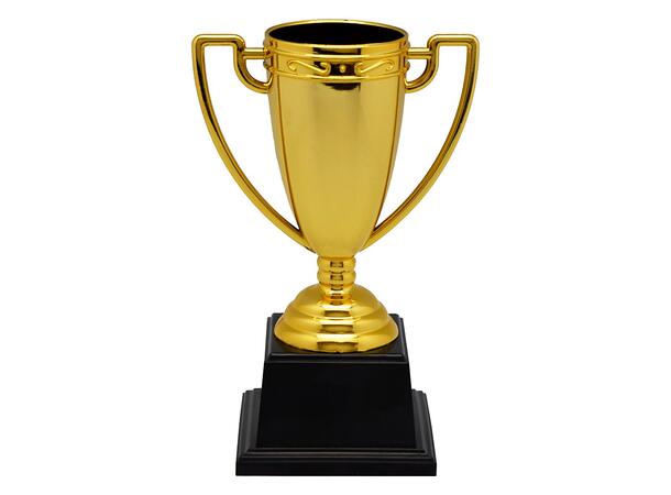 Pokal nøytral - Gull 1 Pokal i plast - 19cm