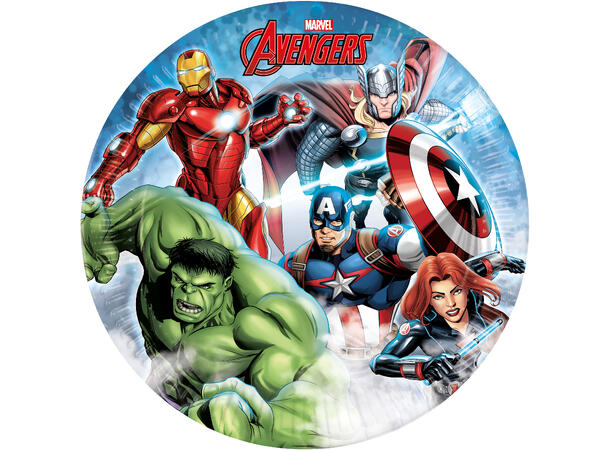 Tallerkener - Avengers Infinity Stones Papp - 23cm - 8pk