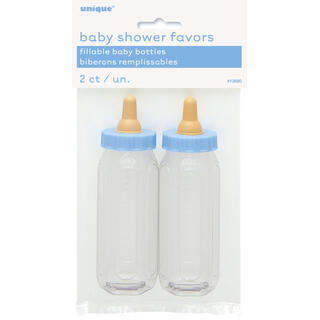 Tåteflasker Godteri - Baby Shower - Blå 13cm - 2pk