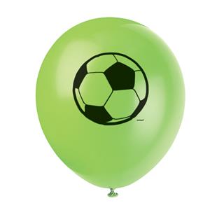 Ballonger - Fotball - Div Farger 30cm - 8pk