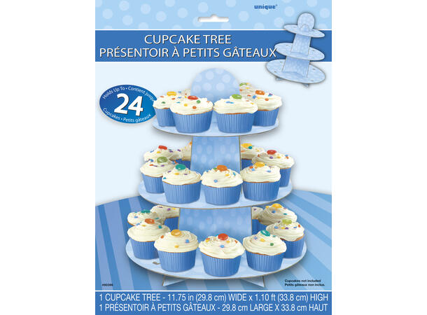 Cupcake Fat - Blå Papp