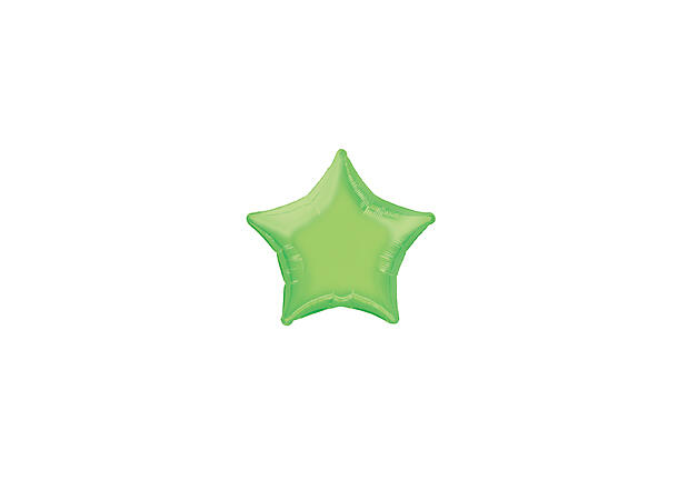Folieballong - Stjerne Lime Grønn 50cm