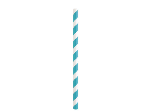 Smoothie sugerør - Striper Assortert 20cm - 10pk