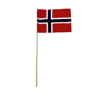 17. Mai flagg 1 Håndflagg - 20x28 cm