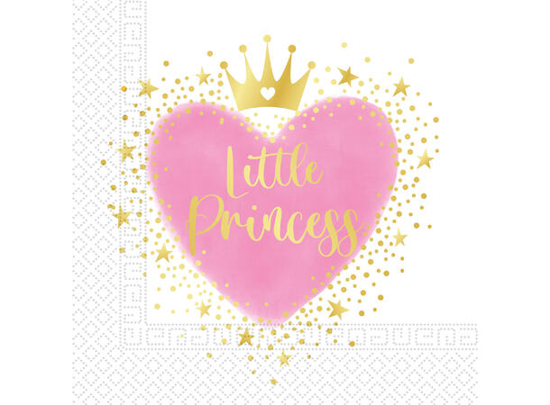 My Little Princess 20 Tolags papirservietter - 33x33cm