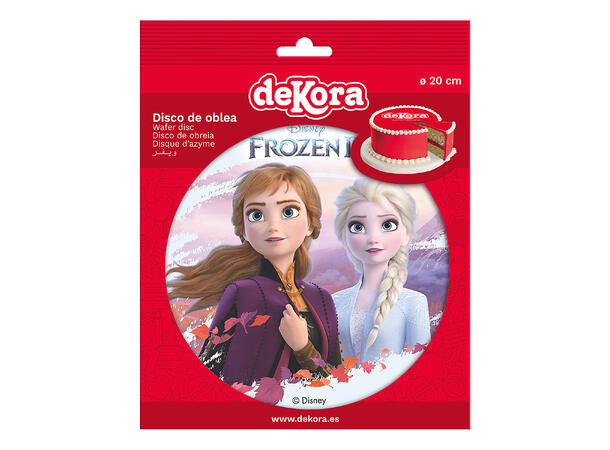 Frozen II 1 spiselig kakeskilt - 20cm