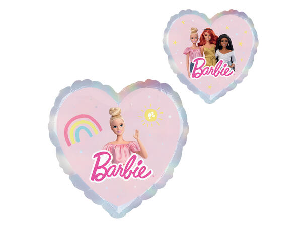 Barbie 1 Folieballong hjerte - 43cm (18")