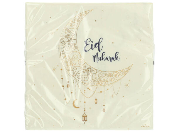 Eid Mubarak 20 Lunchservietter - 33x33cm