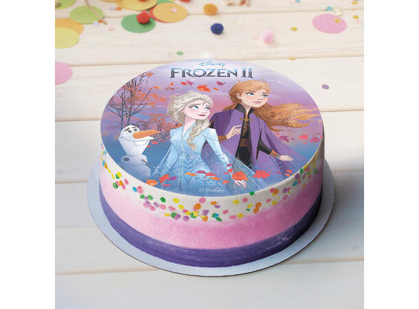 Frozen II - Høst 1 spiselig kakeskilt - 20cm