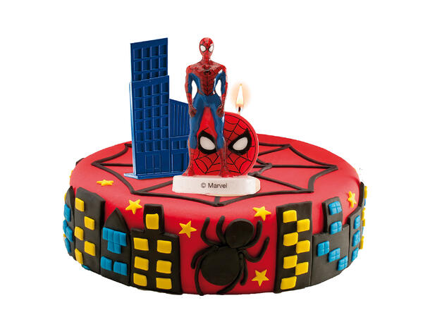 Spiderman 3D - kakelys 1 Kakelys på fot - 9cm