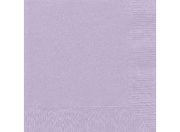 Papirservietter - Lavendel 25,4x25,4cm - 20pk