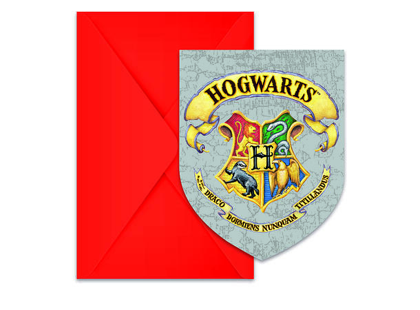 Invitasjoner - Harry Potter - Papir 6pk